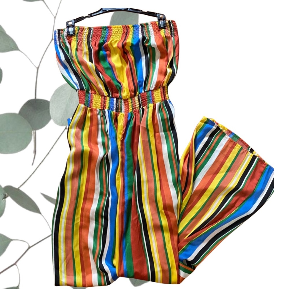Forever 21 fun strapless jumpsuit